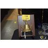 Image 1 : MOUNTED BRASS BELL W/ANCHOR