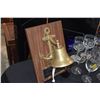 Image 2 : MOUNTED BRASS BELL W/ANCHOR