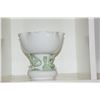 Image 2 : CHINESE PORCELAIN FOOTED LILY BOWL & CHINESE FLORAL VASE (2 PCS)