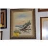 Image 1 : FRAMED SEASCAPE PAINTING; SIGNED SANPA (20 3/4" X 17 1/4")