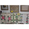 Image 1 : 1930'S FLORAL QUILTS (75 1/2" x 93", 62" x 79" &  67" x 85") (3 PCS)