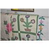 Image 3 : 1930'S FLORAL QUILTS (75 1/2" x 93", 62" x 79" &  67" x 85") (3 PCS)