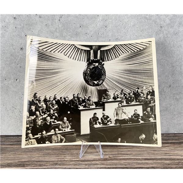 1939 Hitler Addresses The German Reichstag Photo