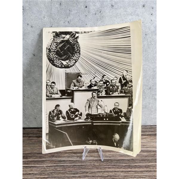 1939 Hitler Addresses The German Reichstag Photo