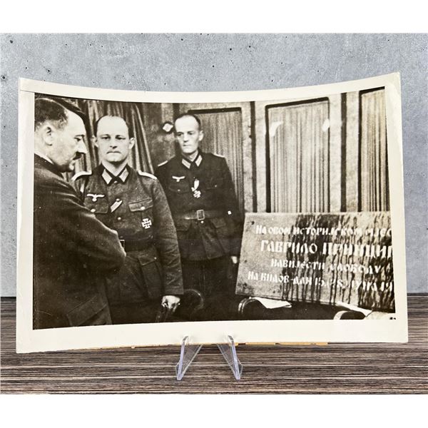 1941 Hitler Views Prize of War Sarajevo Photo