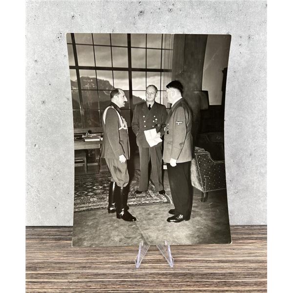 Hitler King Borris Of Bulgaria Berchtesgaden Photo
