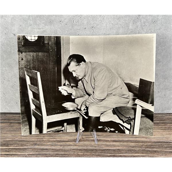 Hermann Goering In Cell Nuremberg Trial Photo