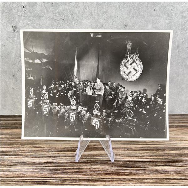 1936 Hitler Gives A Speech At Rally Photo