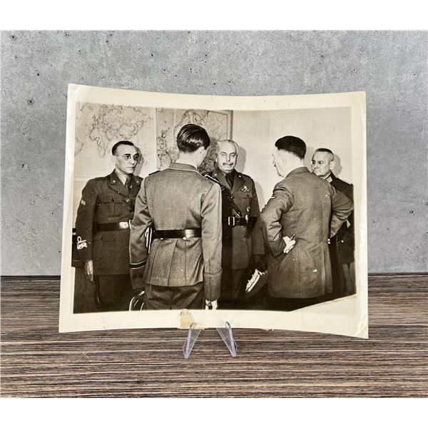 Hitler Meeting With Italian Generals Photo
