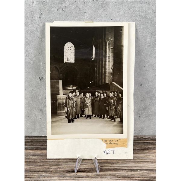 1940 Hitler Visits Strasbourg Cathedral Photo