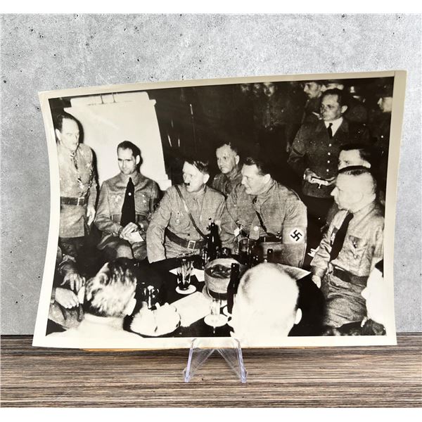 1937 Hitler & Aides After Munich Bombing Photo