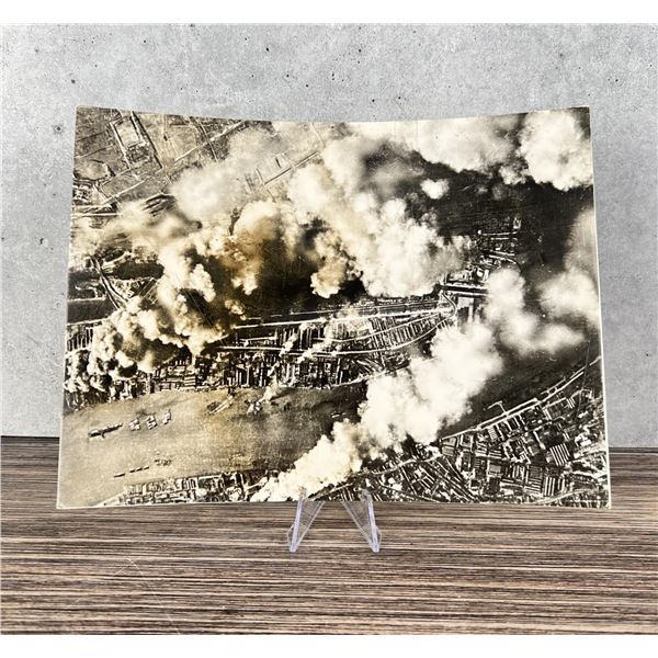 Bombing Attack On London Aerial Photo