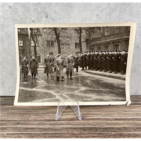 Dr Goebbels Reviews SS Troops Photo