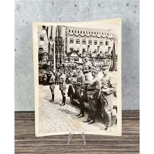 1936 Hitler Greets Members In Nuremberg Photo