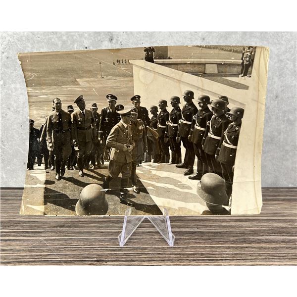 Hitler Arrives At Nuremberg Party Convention Photo