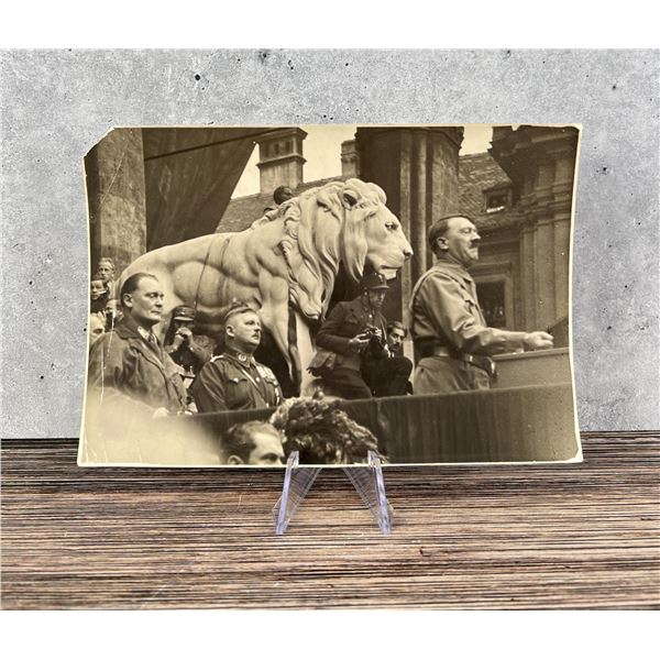 Hitler Goering & Rohm At Munich Rally Photo