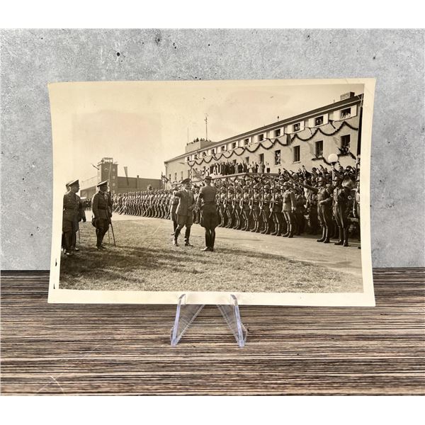 Hitler Reviews The Troops At Breslau Photo