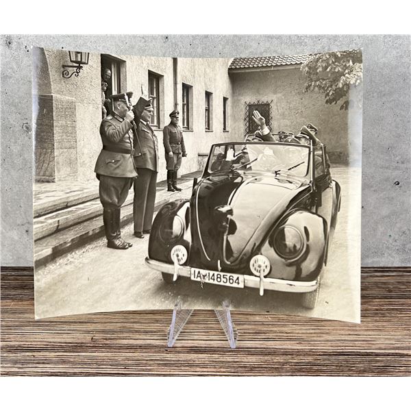 Hitler & Cronies In A Volkswagen Photo