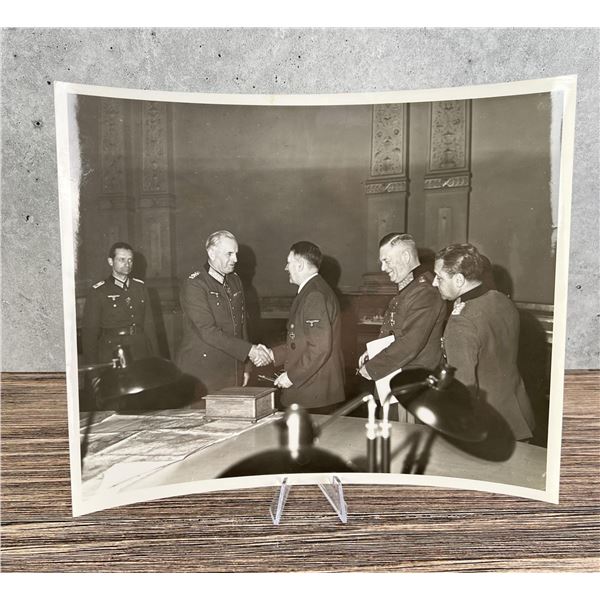 Hitler Meets With Generals Photo