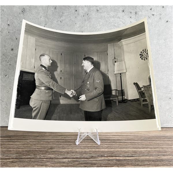 Hitler Greets General Otto Kumm Photo