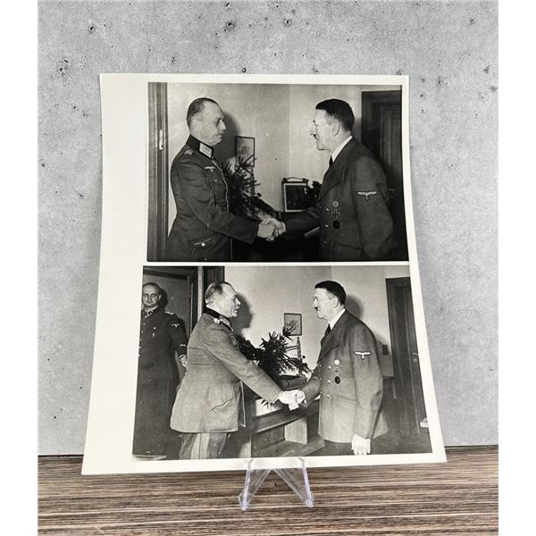 Hitler Greeting Cronies In The Fuhrerbunker Photos