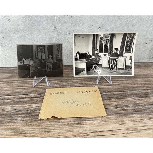 Teletype In German Headquarters Photo & Negative