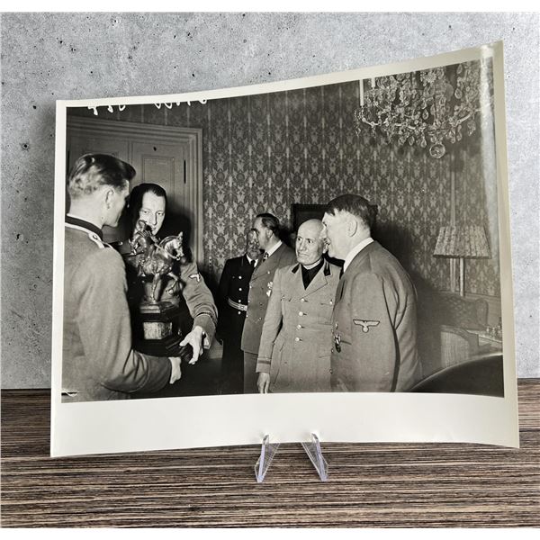 Hitler & Mussolini On Hitler's Birthday Photo