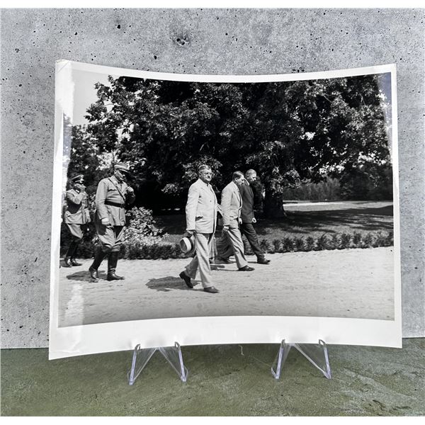 Hitler's Last Visit To Hindenburg Photo