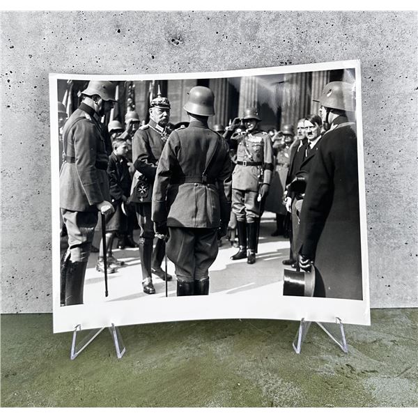 Adolf Hitler & Paul Von Hindenburg Photo