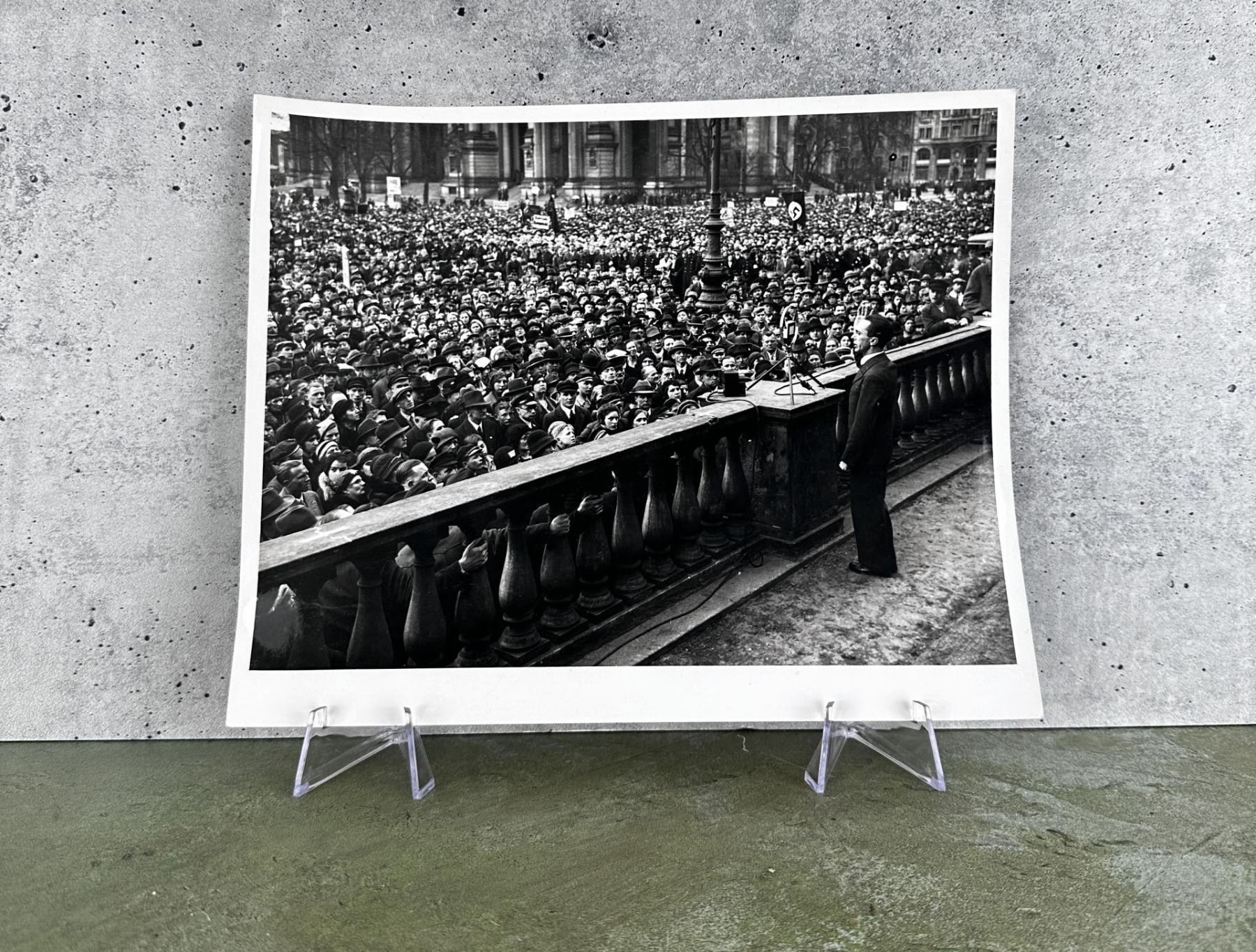 Goebbels Speaks At Anti Jewish Rally Photo
