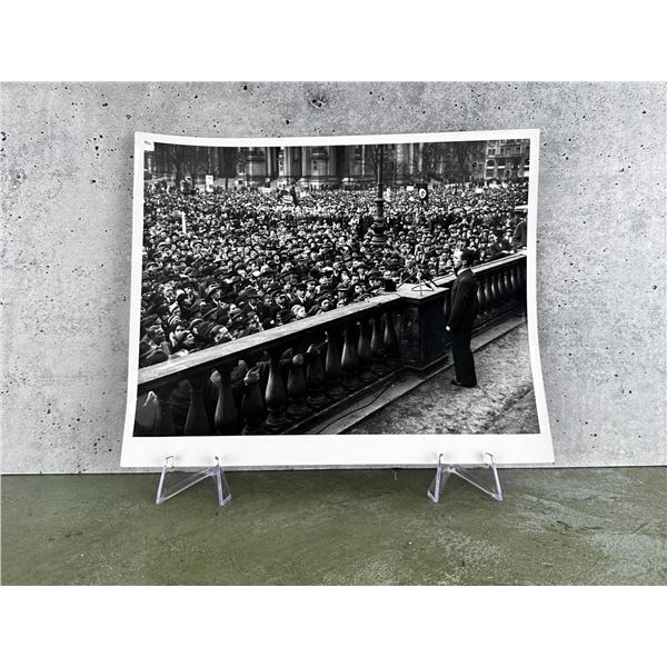 Goebbels Speaks At Anti Jewish Rally Photo