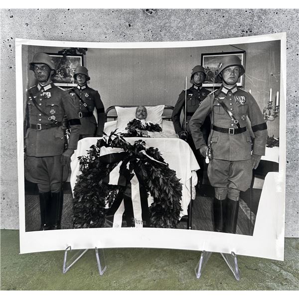 Paul von Hindenburg On Death Bed Photo