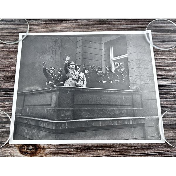 Ernst Rohm Salutes From Balcony Photo