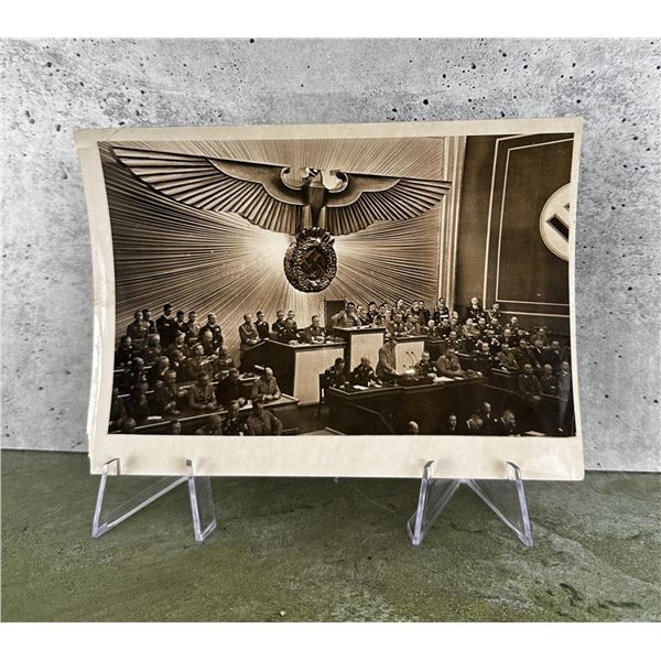 Hitler Addresses The Reichstag Photo