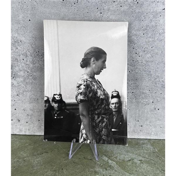 Else Bergenthal Hitler Assassination Trial Photo