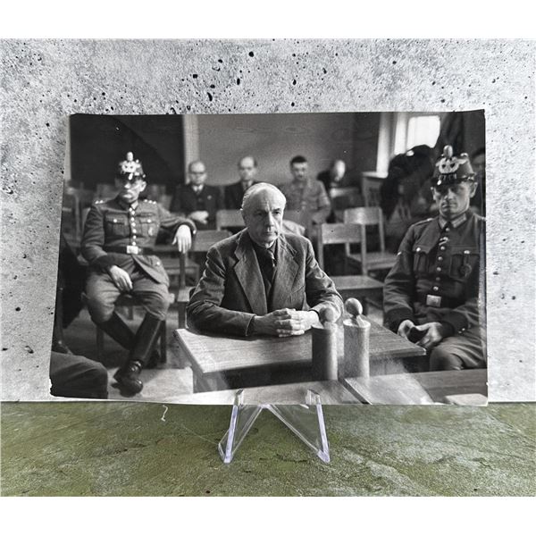 Hermann Roechling On Trail At Nuremberg Photo