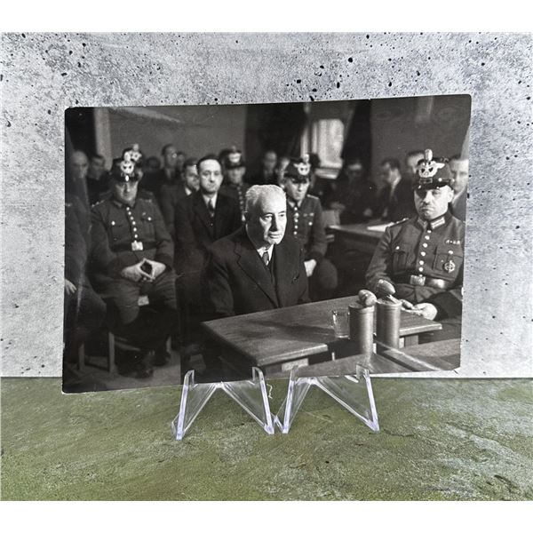 German Resistance Member On Trial Photo