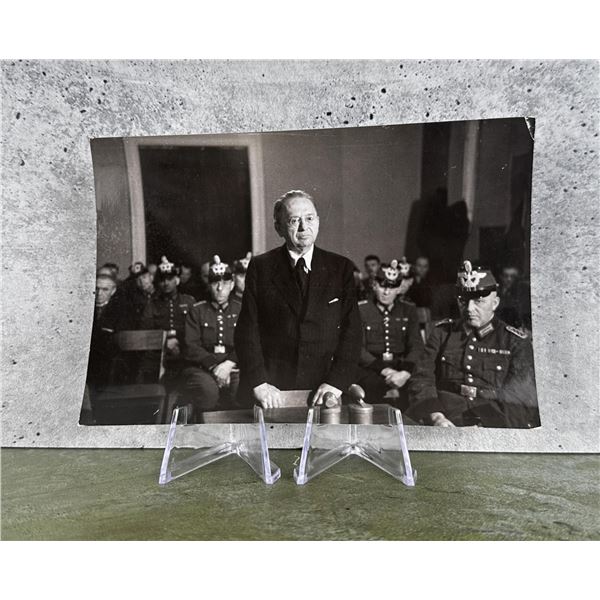 Dr Hermann Landwehr On Trial Photo