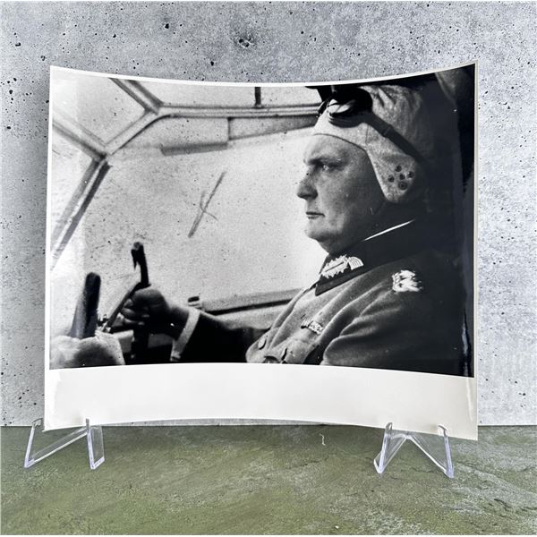 1933 Hermann Goering Flying Airplane Photo