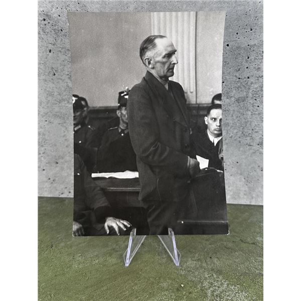 Field Marshal Erwin Von Witzleben On Trial Photo
