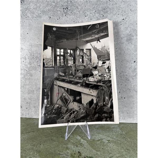 1941 WW2 German Hospital Bomb Damage Photo