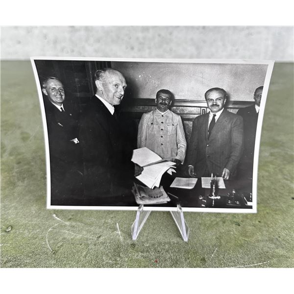 1939 Von Ribbentrop Stalin & Molotov Photo