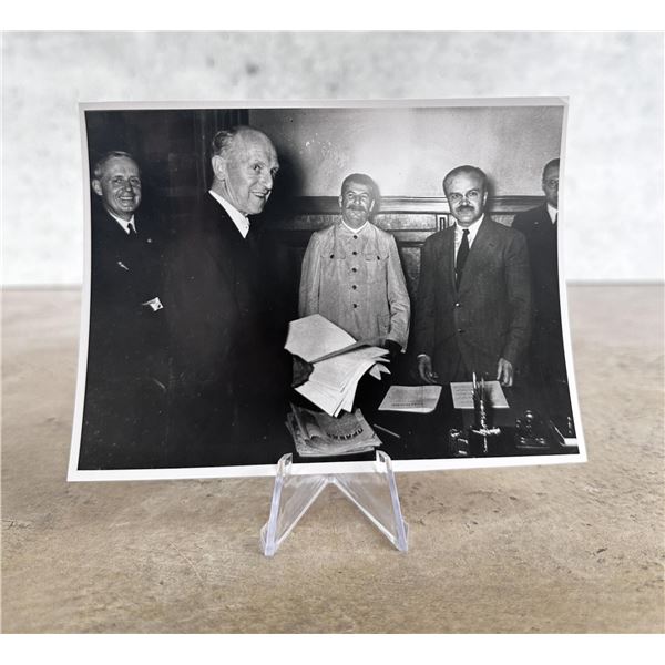 Von Ribbentrop Josef Stalin & Molotov Photo
