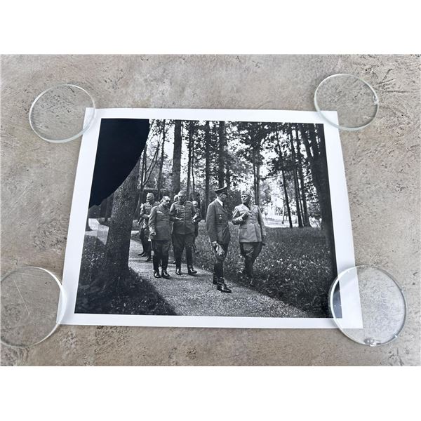 1941 Hitler & Mussolini Take Romantic Walk Photo