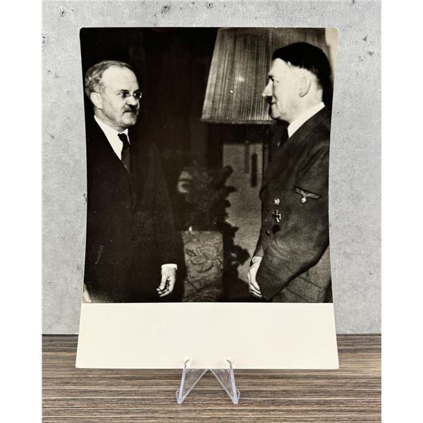 Adolf Hitler Meets With Minister Molotov Photo