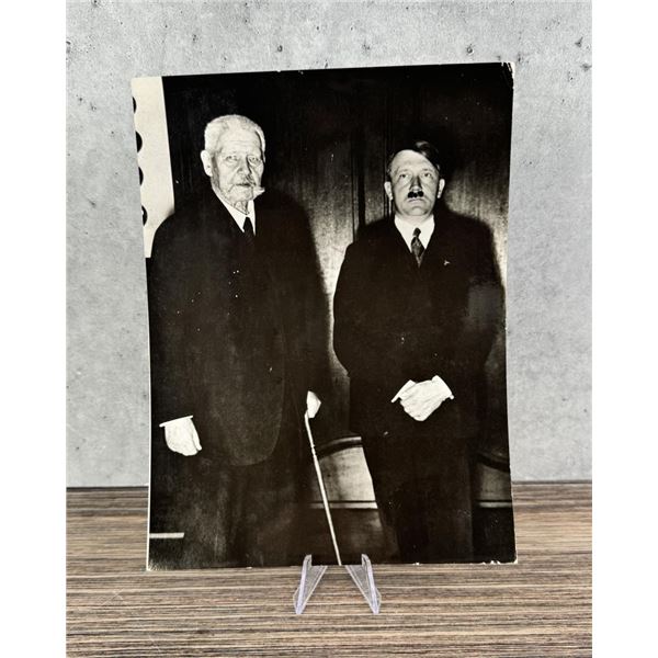1933 Hindenburg Makes Hitler Chancellor Photo
