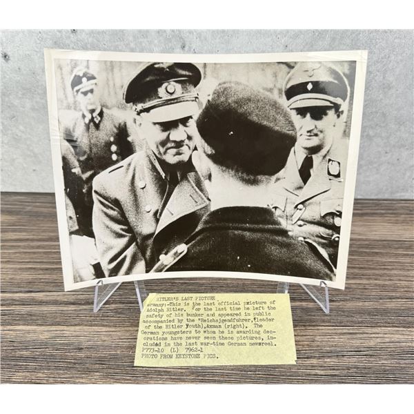 1945 Hitler Gives Awards To Hitler Youth Photo