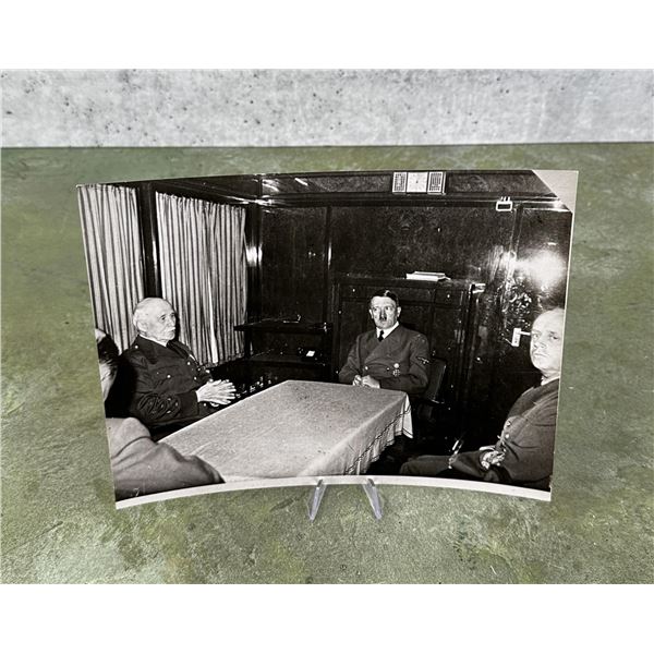 Hitler In Talks With French President Pedain Photo