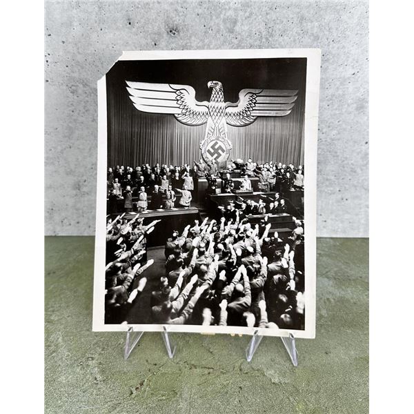 1937 National Anthem Played In Reichstag Photo