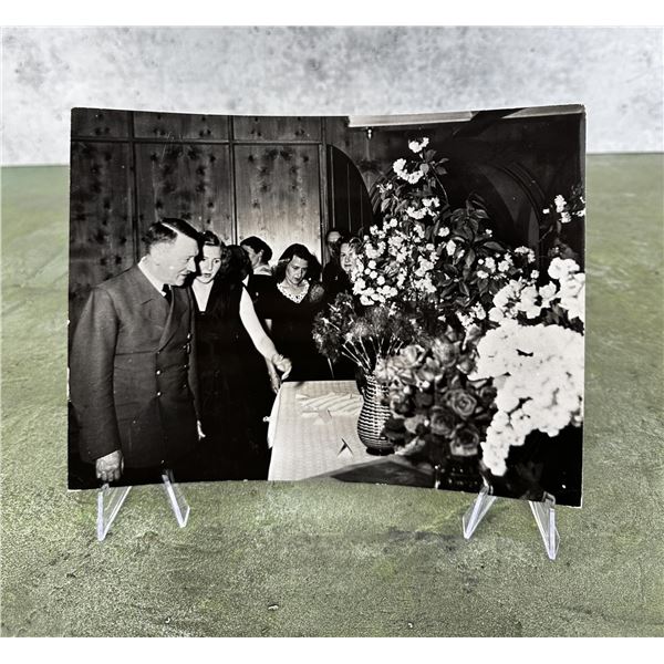 1942 Hitler With Eva Braun On His Birthday Photo